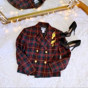 Vintage 90’s Pendleton Wool Plaid Blazer